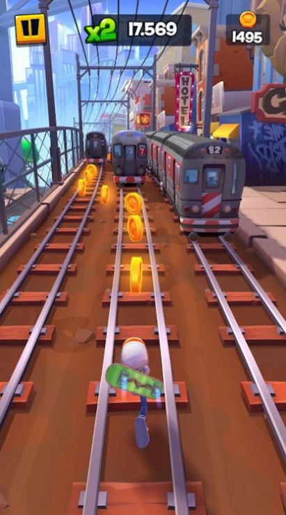 地铁跑酷滑板英雄安卓版下载安装图片1